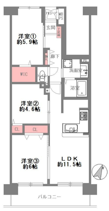 ファミール鶴見904号室