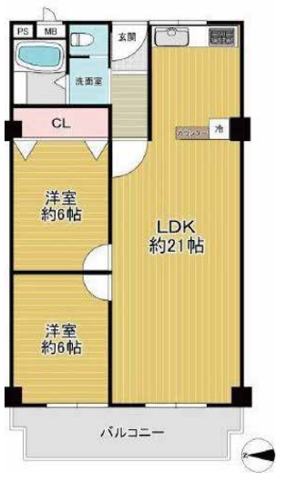 クローバーハイツ森小路1号棟