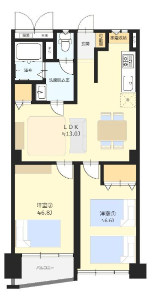 旭コーポA棟