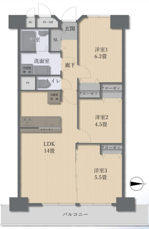 鶴見緑地コーポ