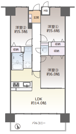 ヴィルヌーブ野江内代