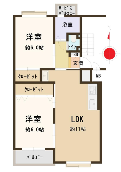 深江橋コーポE棟