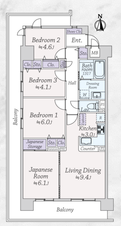 ファミール関目・高殿