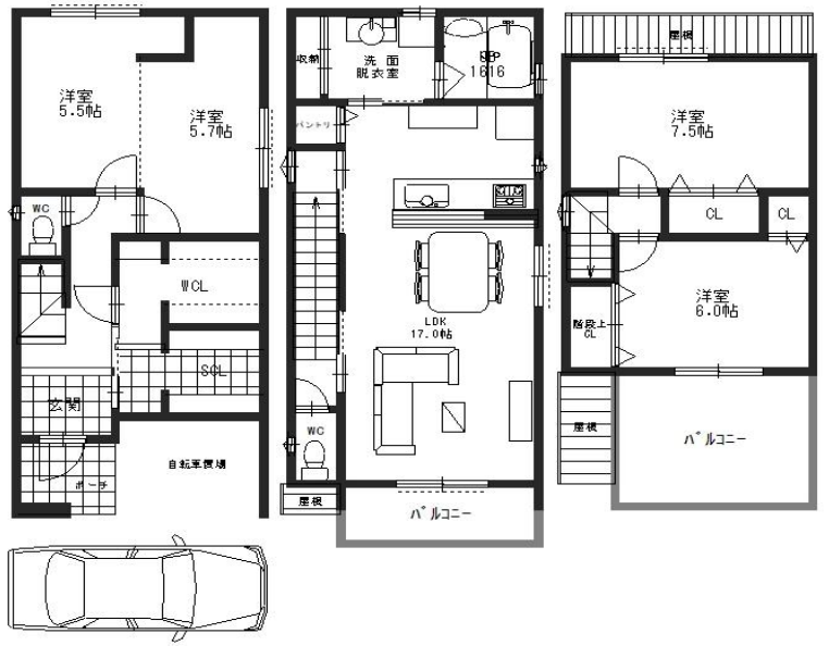 大阪市都島区都島南通2丁目(B号地)