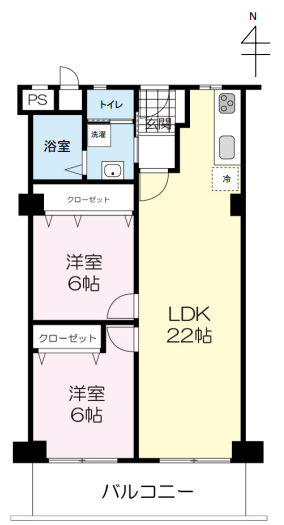 クローバーハイツ森小路3号棟