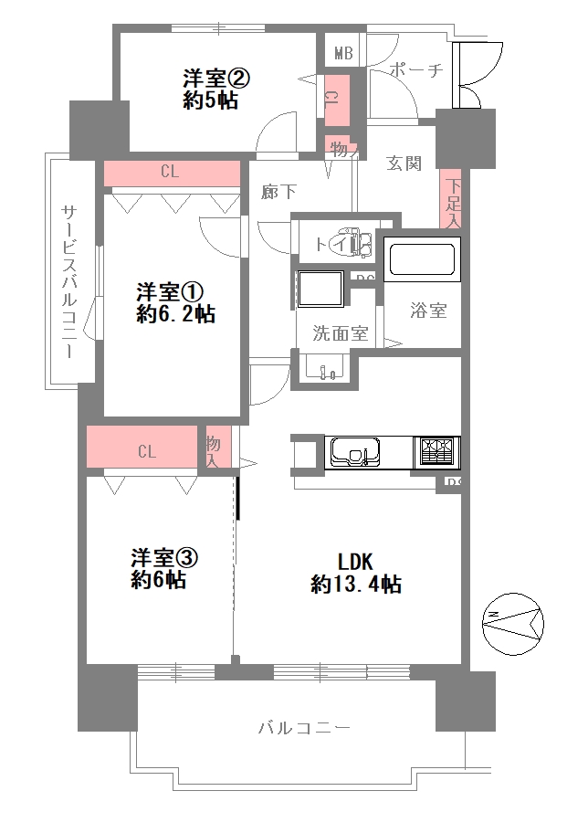 ファミール深江橋デュオ801