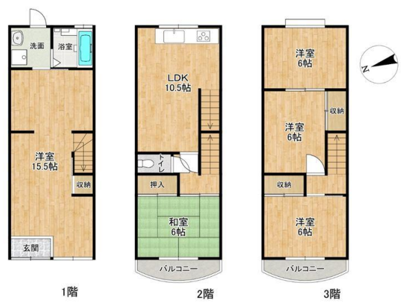 大阪市城東区中浜3丁目