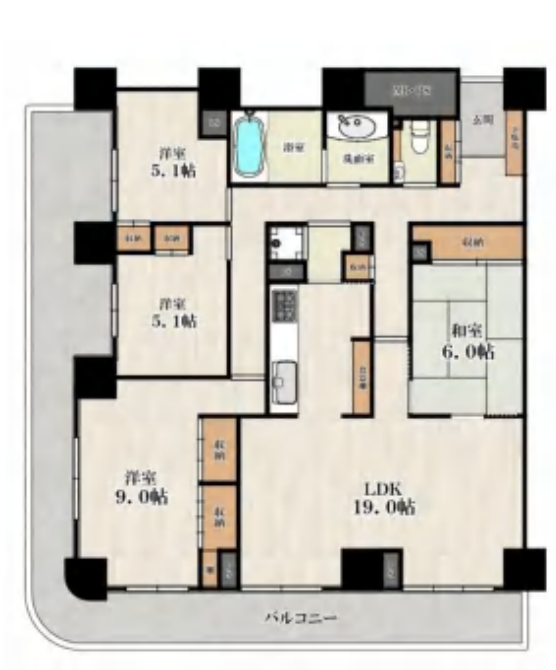 ベル・パークシティ画地ⅢCENTER棟