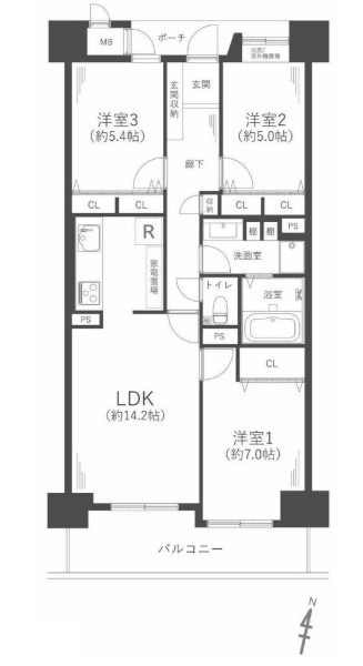 シティコーポ鴫野2号棟